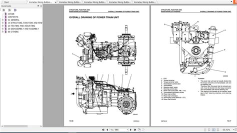 Komatsu Mining Bulldozers D A Shop Manual