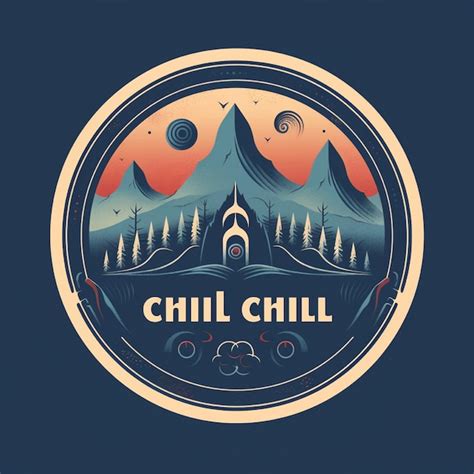 Premium Photo Music Chill Logo Vintage Color