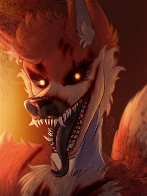 Redraw Again Of My Old Nightmare Foxy Fanart Rfivenightsatfreddys