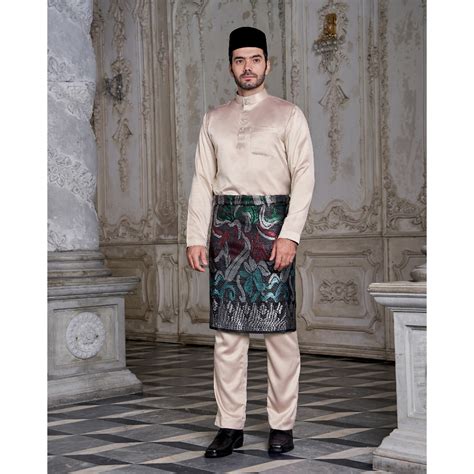 Hombre X Luvla Baju Melayu Cekak Musang Baju Melayu Lelaki Dewasa