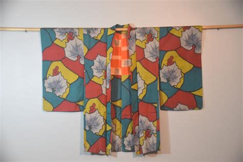 Japanese Meisen Silk Ikat Long Haori Buy Online Japanese Antiques