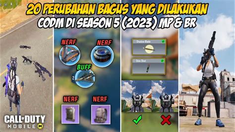 20 Perubahan Bagus Yang Dilakukan Codm Di Season 5 2023 MP Dan BR