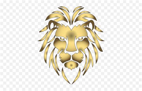 Gold Lions Head Png Lion Transparent Free Transparent Png Images