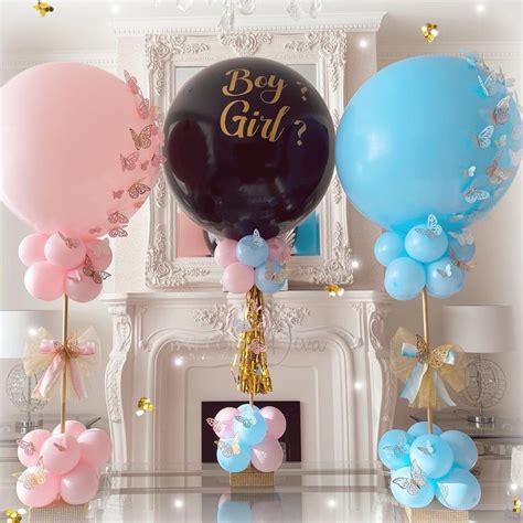 Gender Reveal Balloon Ideas Gender Reveal Balloons Gender Reveal