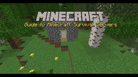 Guide To Minecraft Survival Servers Youtube