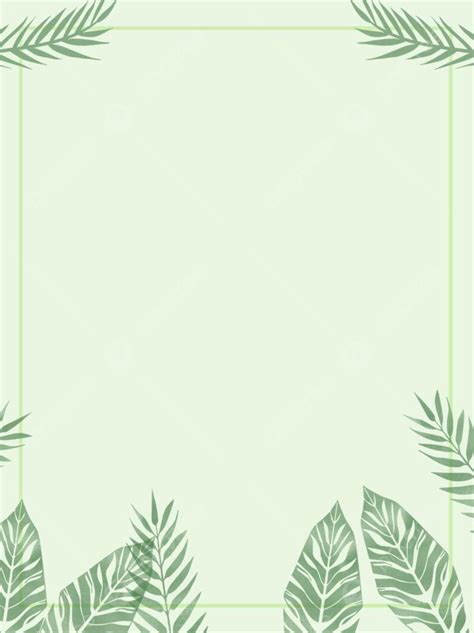 Small Clear Hand Drawn Minimalist Green Leaf Background Wallpaper Image For Free Download - Pngtree