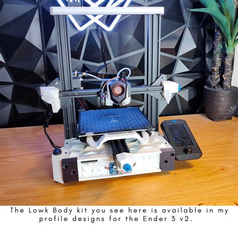 3D Printable Ender 3 V2 Body Kit Lowk Body Kit Ender 3 V2 Upgrades