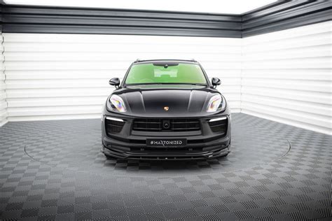 Cup Spoilerlippe Front Ansatz F R Porsche Macan Gts Mk Facelift Sc