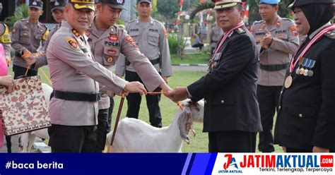 Momen Hari Bhayangkara Personel Polres Naik Pangkat Personel Purna