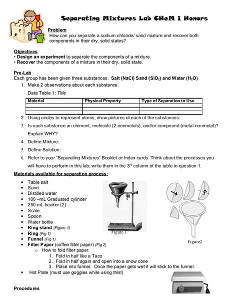 Separating mixtures lab_09 edited detailed