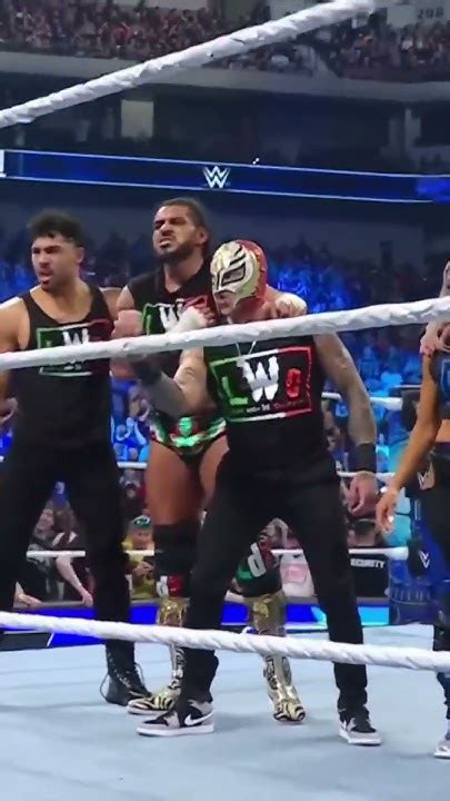 Rey Mysterio And Dominik Clash In The Lwo Attack At Judgment Day Shorts Trending Wwe Youtube