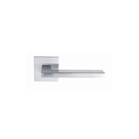 Zanda Matrix Door Handle Lever Set Satin Chrome Archipro Au