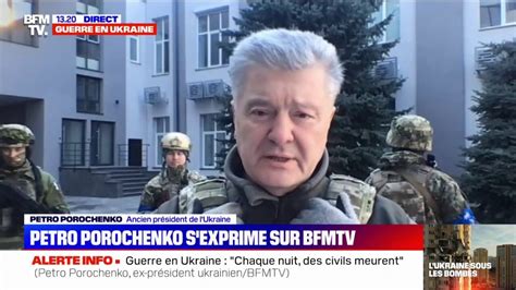 L ancien président ukrainien Petro Porochenko qualifie Poutine de