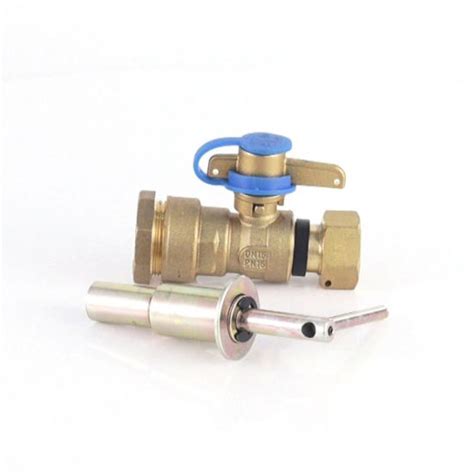 Oem Factory Brass Straight Type Water Meter Lockable Ball Valve