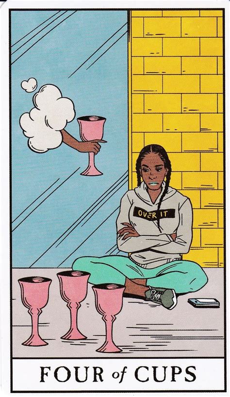 The Tarot Of Eli Llc Minor Arcana Thoth Tarot 4 Of Cup