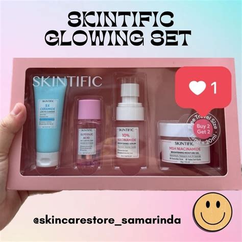 Jual Skintific Advance Glowing Set Low Ph Cleanser Glycolic Acid