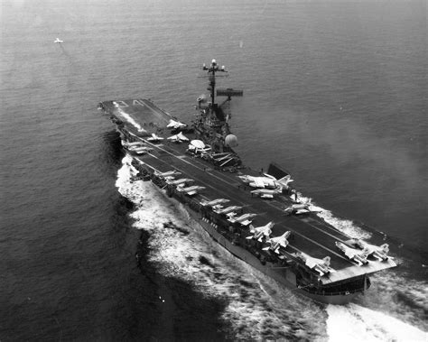 The Aircraft Carrier Uss Oriskany Lies At The Bottom Of The Ocean Here