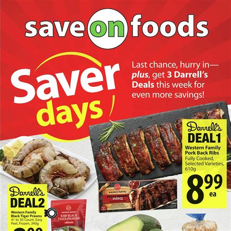 Save On Foods Weekly Flyer - Weekly Savings - Saver Days (Edmonton Area