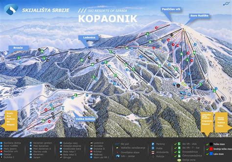 Kopaonik Mapa Superjoden