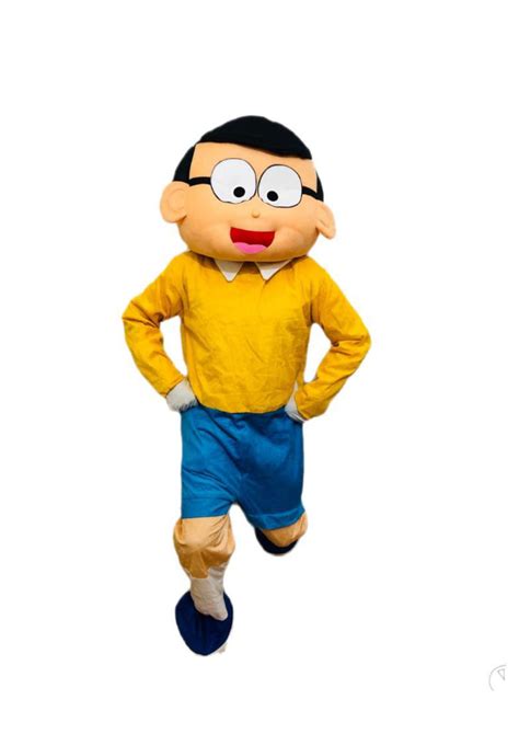 Doraemon Nobita Mascot Costume Nobi Boy Cartoon Character Cosplay