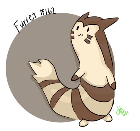 162 Furret By Myartmyway On Deviantart