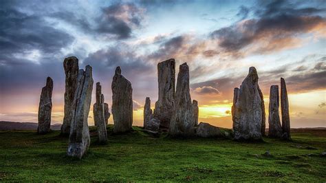 Callanish Stones Sunset Isle Of Lewis Photograph By Grant Glendinning