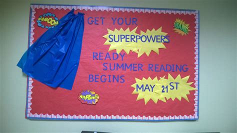 Get Your Superpowers Ready Bulletin Board Library Bulletin Boards