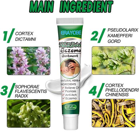 Herbal Eczema Cream 20g Herbal Eczema Ointment Psoriasis Cream Eczema Relief Body Cream Anti