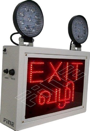 Premium Grade Fine Industrial Emergency Exit Light With Led Sign At