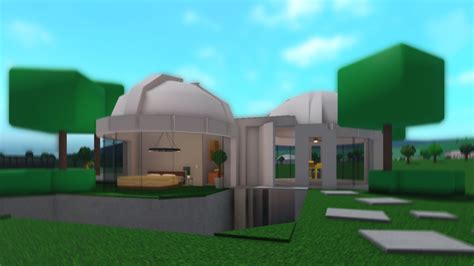 I Built A House In Bloxburg Using Only Basic Shapes With Anix Youtube