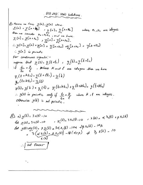 ECE242 HW1 Sol HW 1 Solution ECE 242 Studocu