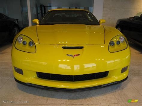 2007 Velocity Yellow Chevrolet Corvette Z06 26778017 Photo 2