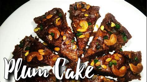 Christmas Special Eggless Plum Cake Christmas Cake Recipe Without Oven No Alcohol No Rum