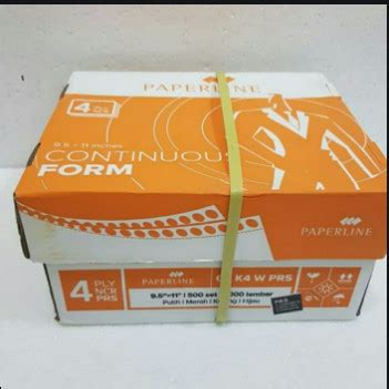 Jual Kertas Continuous Form Paperline Cf K K K W Prs Ctn