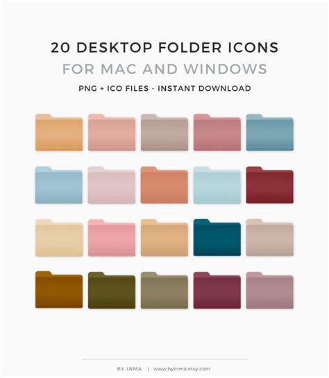 Desktop Folder Icons Mac And Custom Icons For Png Images Ico Instant ...