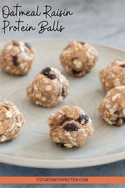 Oatmeal Raisin Protein Balls Artofit