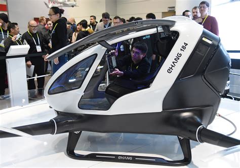 Chinese Firms EHang 184 Autonomous Aerial Vehicle World S First