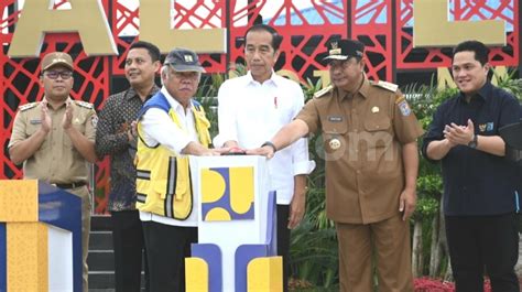 Jokowi Resmikan Proyek IPAL Senilai Rp1 2 Triliun Satu Satunya Di