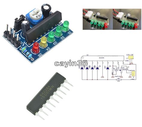 V Ka Sip Audio Level Indicator Diy Electronic Kit Parts Mm