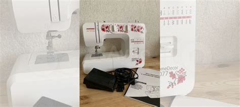 Швейная машинка Janome homedecor 2077 купить в Краснодаре с доставкой ...