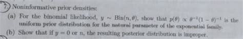 Solved Bayesian statistics, prior density, probability | Chegg.com 