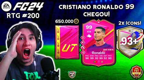 CR7 99 CHEGOU PACK DE 650K E 2 PPs DE ICON 93 INACREDITÁVEIS EA