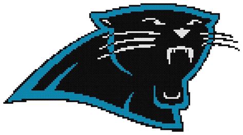 Counted Cross Stitch Pattern Carolina Panthers Logo Free Us