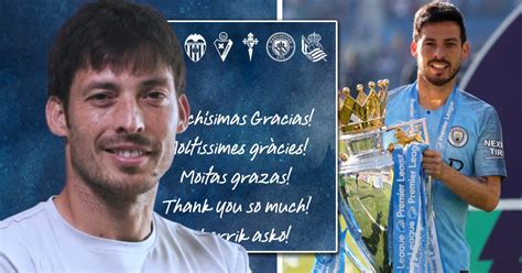 Muchas Graciasf Tbol David Silva Retires From Football Due To A