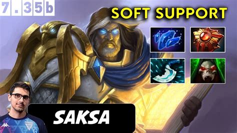 Saksa Omniknight Soft Support Dota 2 Patch 735b Pro Pub Gameplay