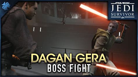 Star Wars Jedi Survivor Dagan Gera Second Boss Fight Youtube