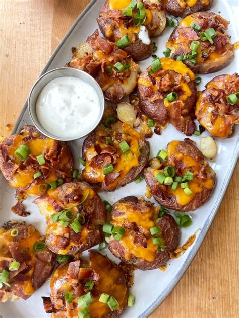 Loaded Smashed Potatoes