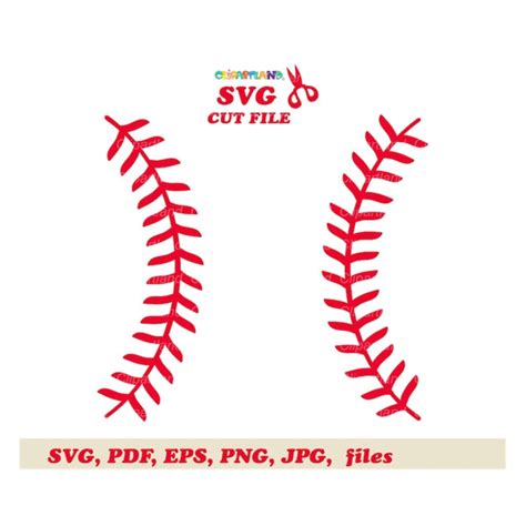 Instant Download Baseball Stitches Svg Cut Files Cbs1 P Inspire