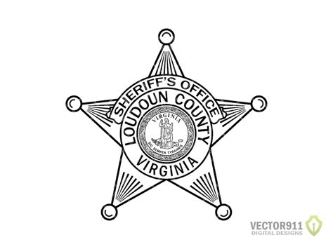 Loudoun County VA Sheriff S Office Badge Virginia Law Enforcement