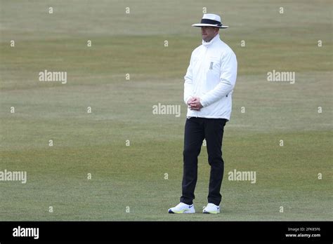 Michael Gough Of Durham County Cricket Club Hi Res Stock Photography